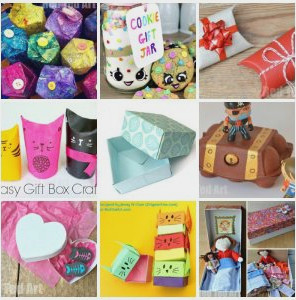 Over 15 fun and unusual Gift Box projects for children to create and enjoy! Wonderful for personal presents or party treat boxes