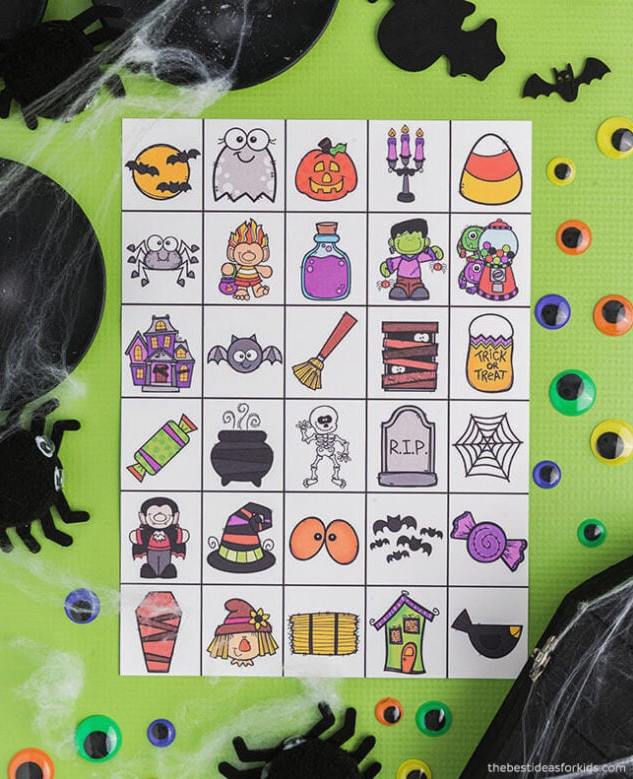 Halloween Bingo Calling Cards