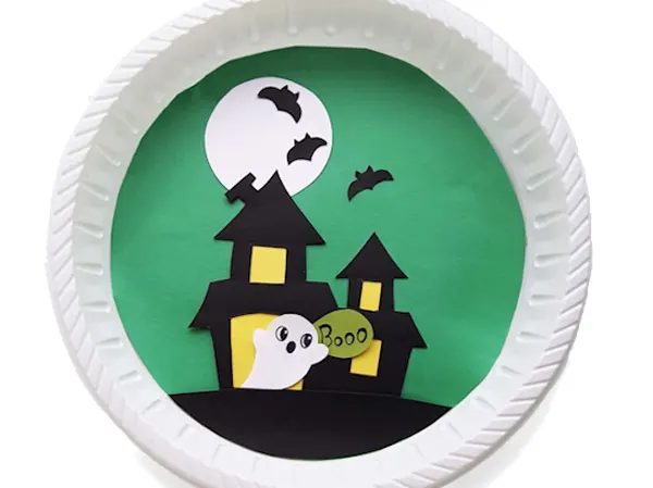 Paper Plate Halloween Crafts