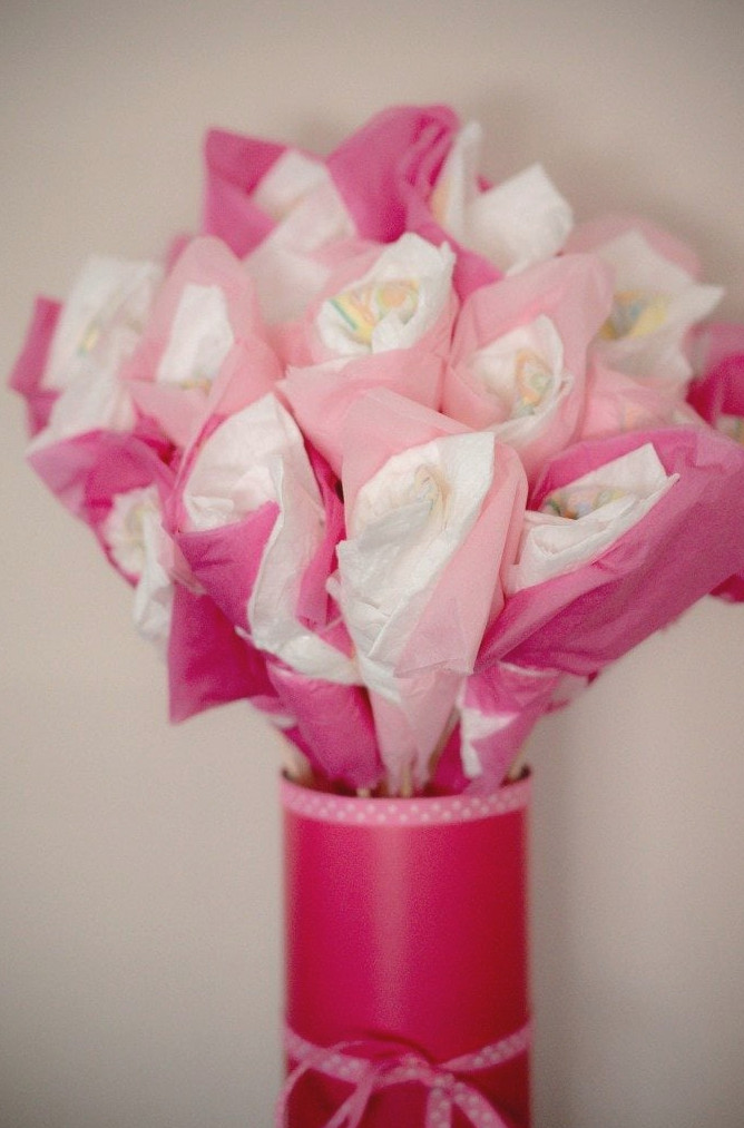 How to create a diaper bouquet 6
