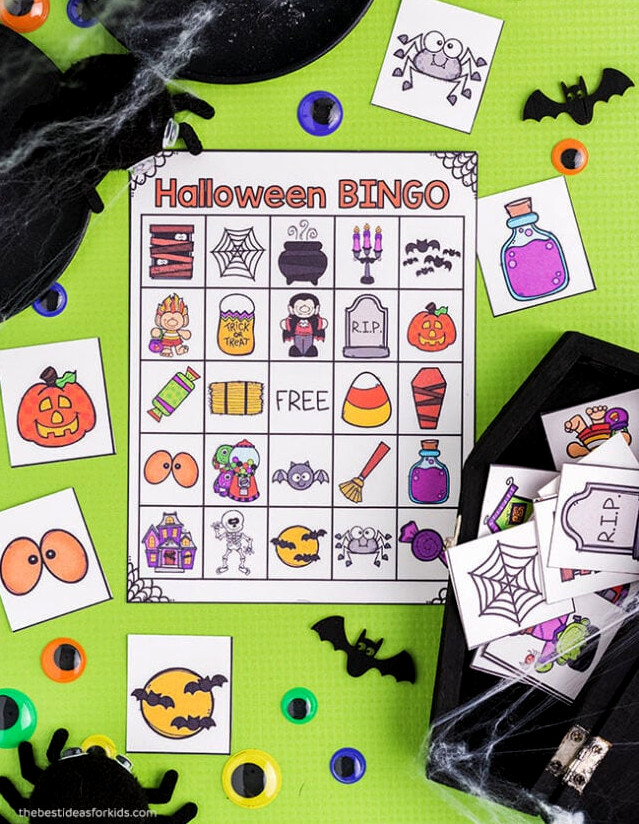 Printable Halloween Bingo for Kids