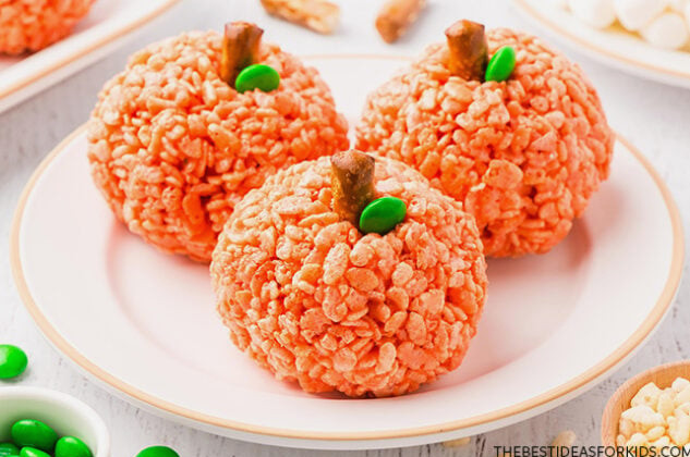 Pumpkin Rice Krispie Treats