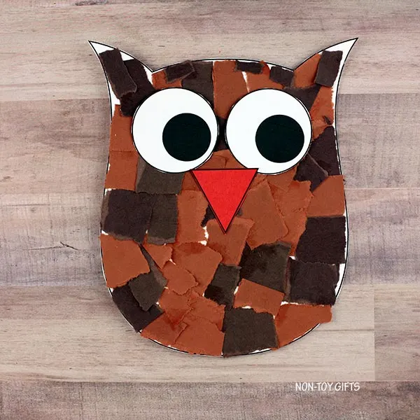 attach eyes and beak