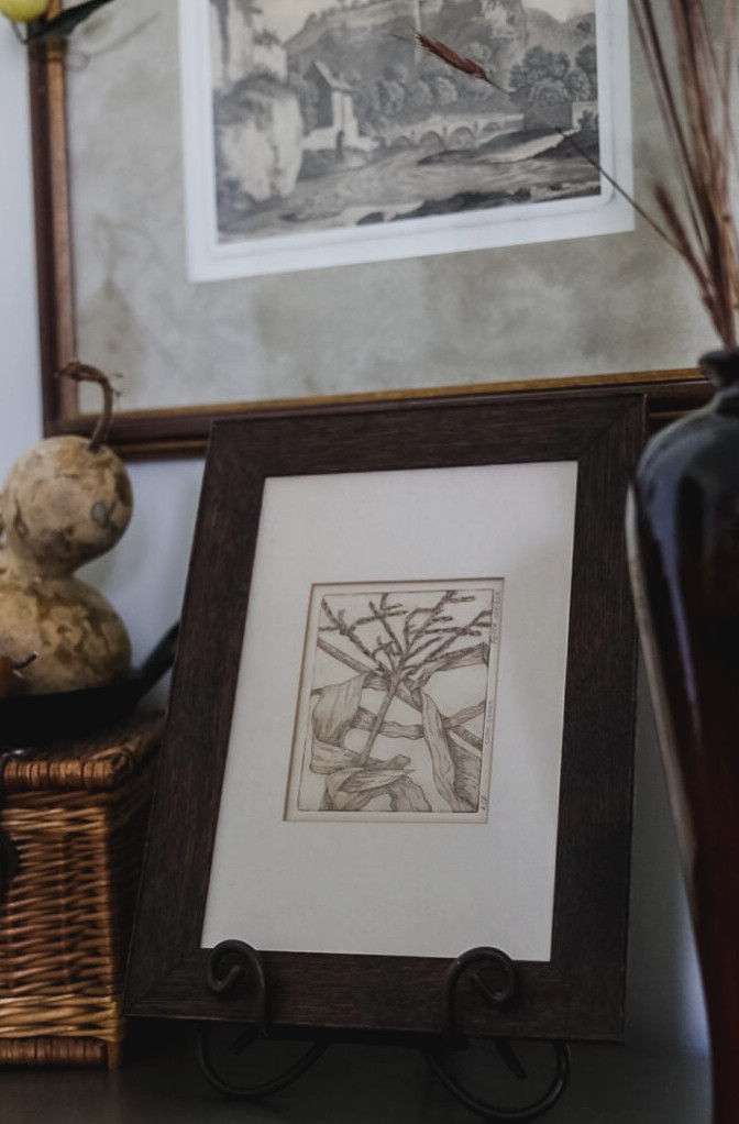 thrift store framed art