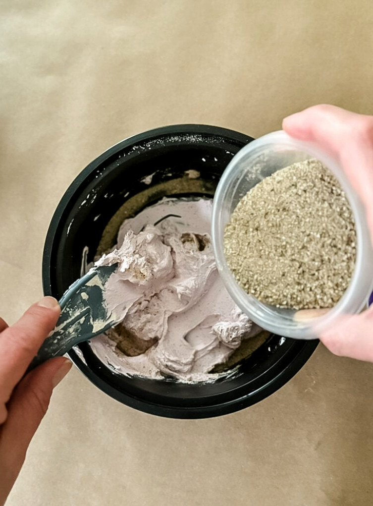 mxing joint compound with sand