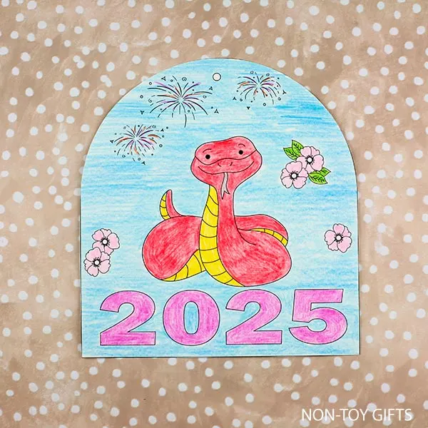 color the snake page