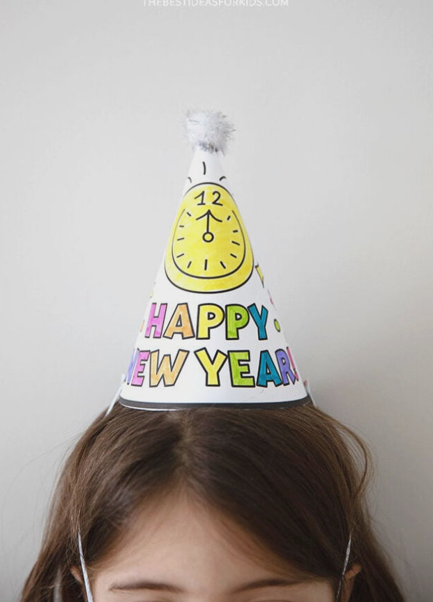 Free Printable New Years Hat
