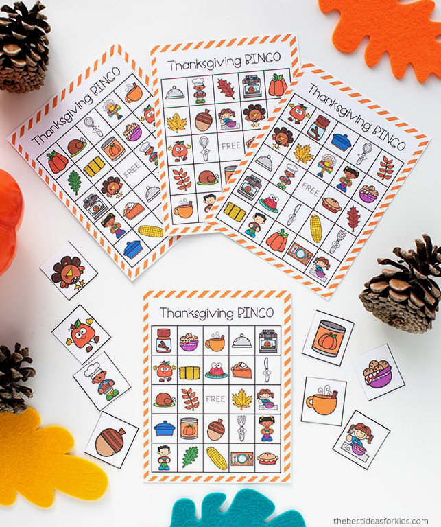 Printable Thanksgiving Bingo for Free
