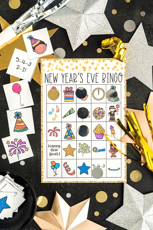 New Years Bingo (Free Printable) – The Best Ideas for Kids