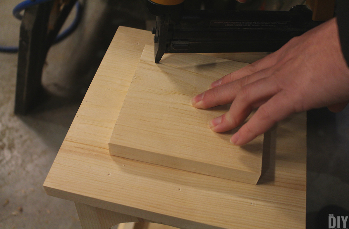 Adding the second top piece.