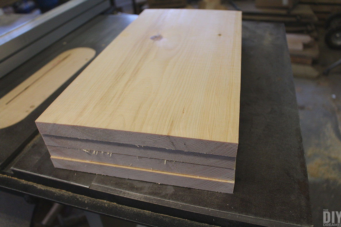 Four boards of pine.