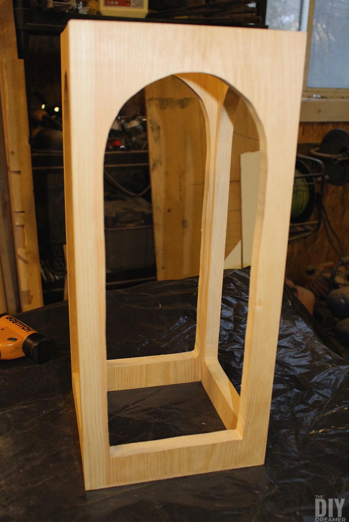 Assembled main lantern body.