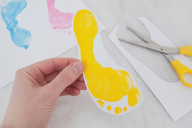 Cutting out footprints