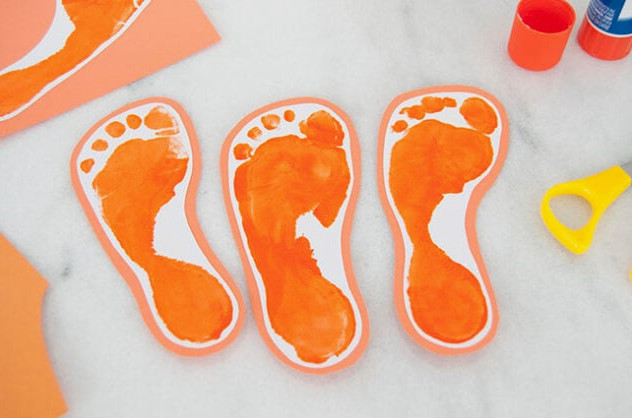 Trimming orange feet
