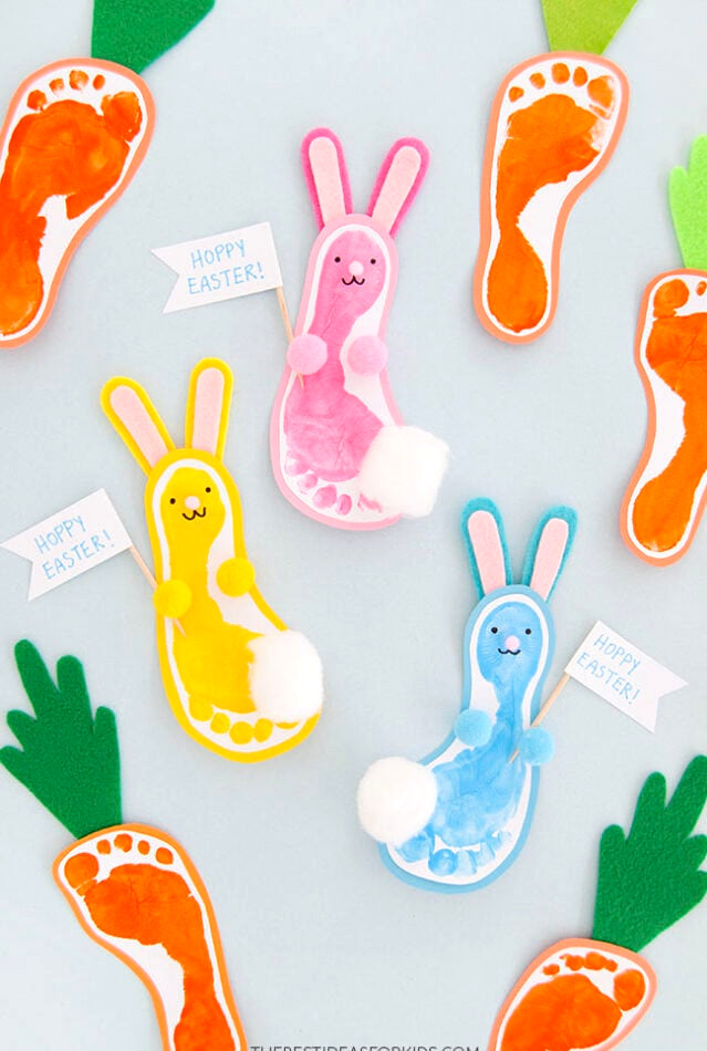 Footprint Bunny Craft