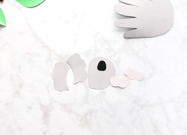 Koala paper details cut out