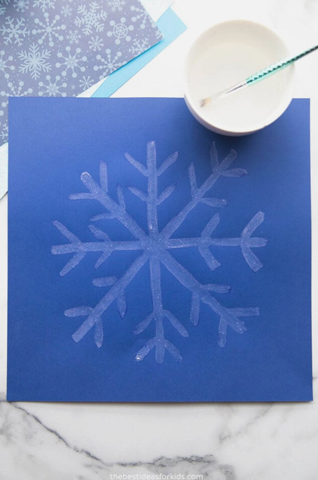 Painting with Salt Experiment for Kids