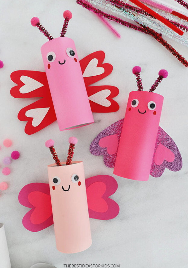 Paper Roll Lovebugs
