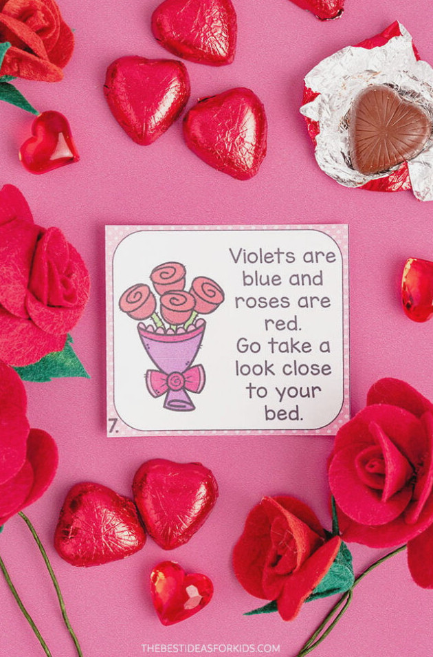 Printable Valentine’s Treasure Hunt