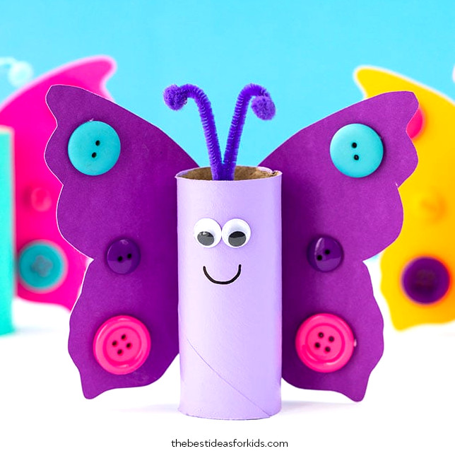 Toilet Roll Butterfly