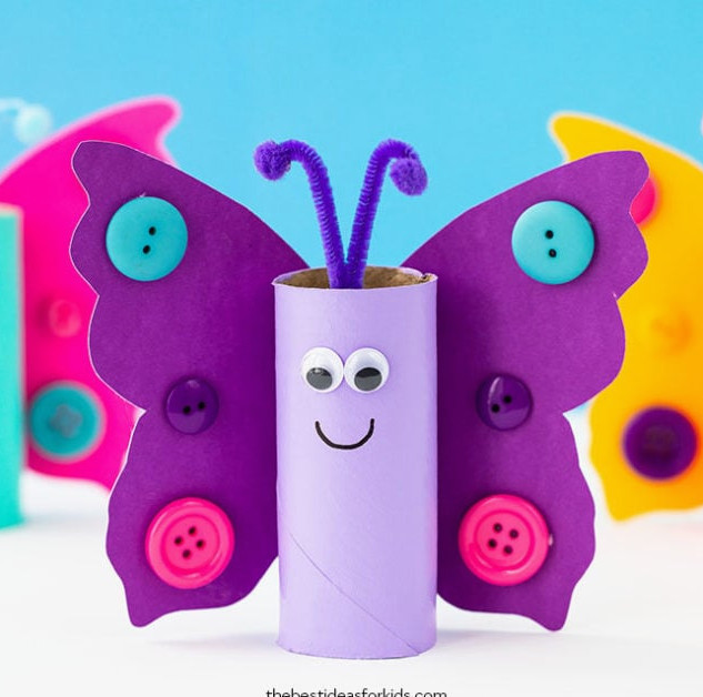 Toilet Roll Butterfly
