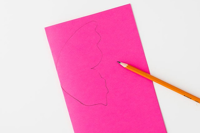 Trace Paper Roll Butterfly Template