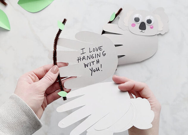 Adding a message inside koala card