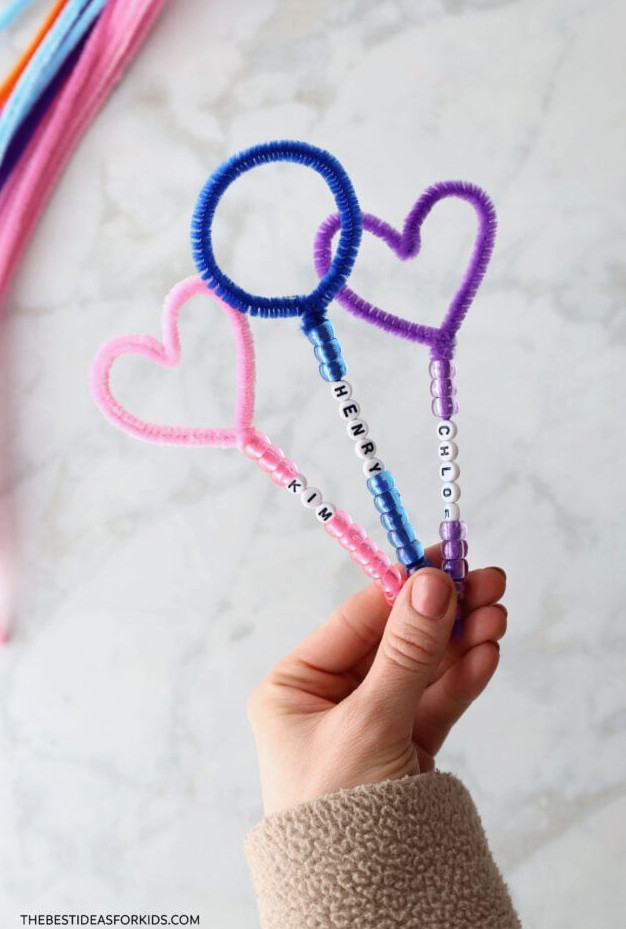 Homemade Bubble Wands for Children