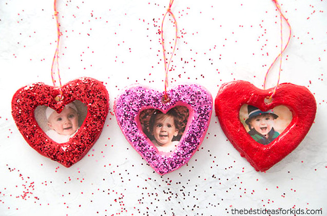 DIY Salt Dough Heart Decoration