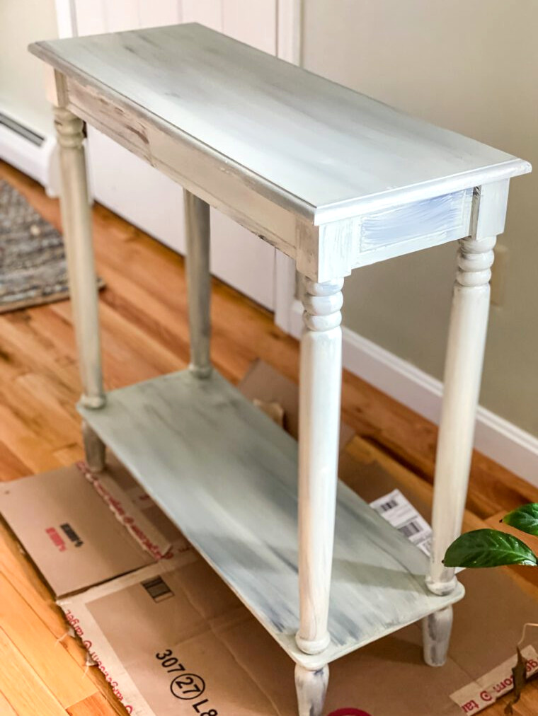painting a console table
