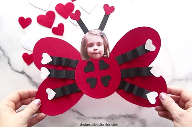 Ladybug Valentine Project for Children