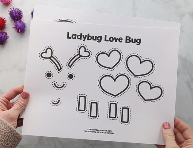 Print the Love Bug Patterns