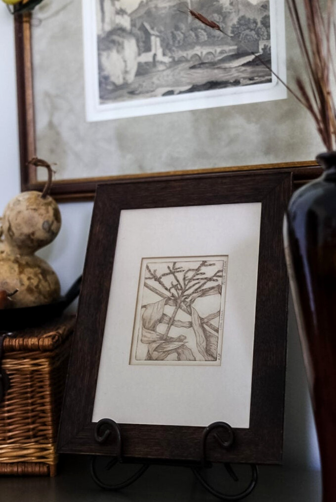 thrift store framed art