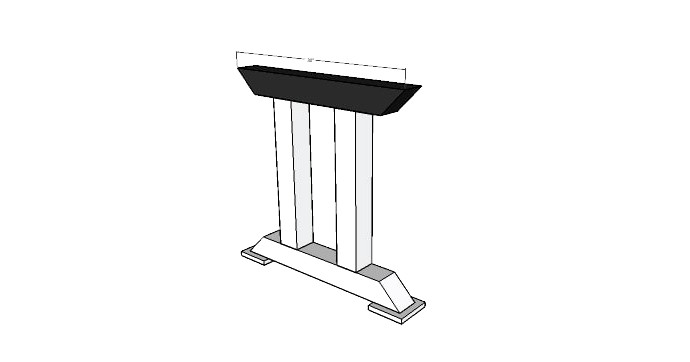Final part to the outdoor dining table build plan table legs