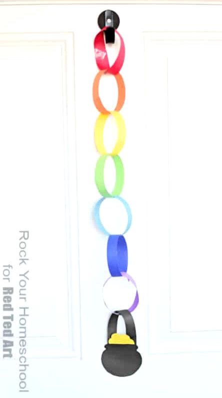 paper chain rainbow