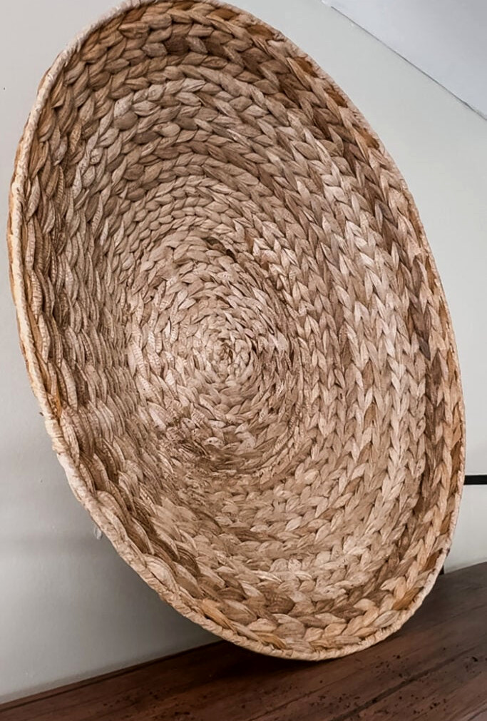 large seagrass basket