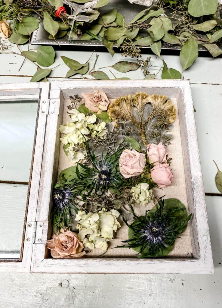 wedding keepsake shadowbox