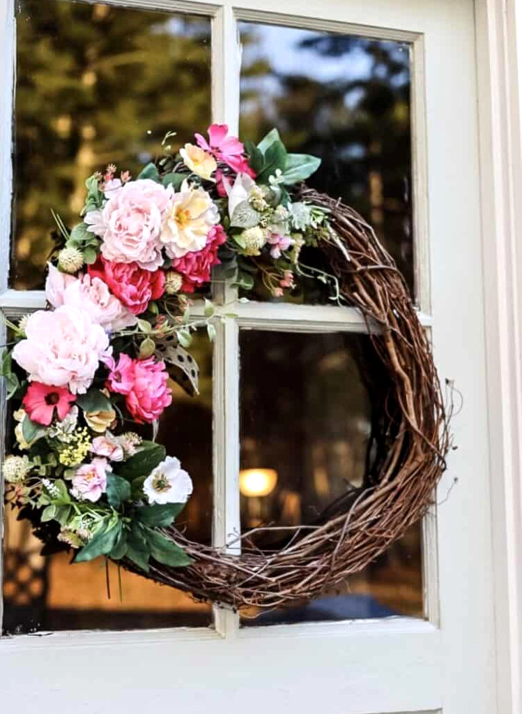 Peony Wreath