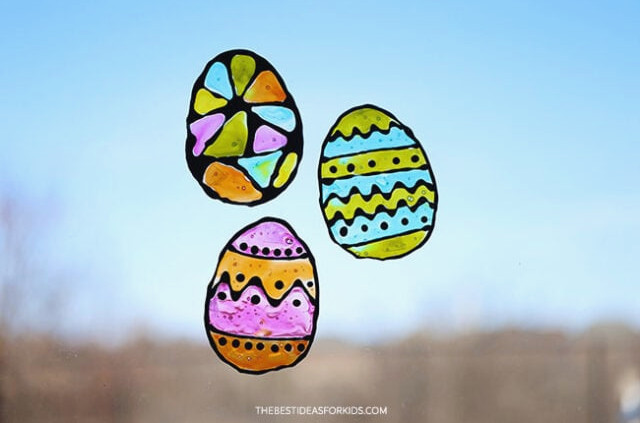 DIY Easter Egg Cling Craft