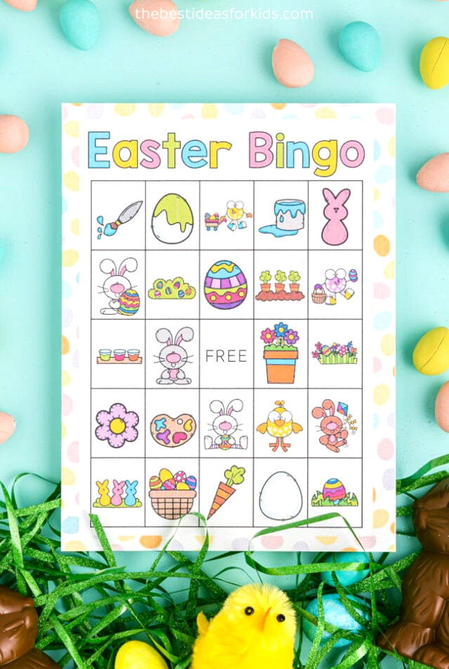 Easter Bingo Printable Free