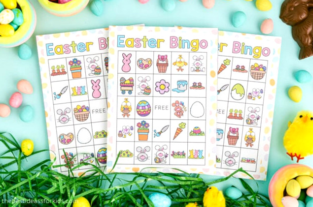 Easter Bingo Printables for Kids