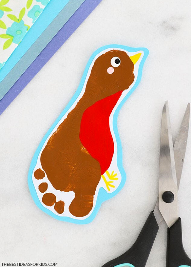 Foot Print Robin Art