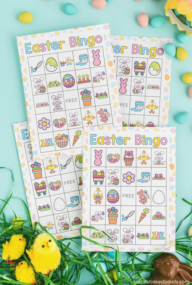 Free Printable Easter Bingo Cards