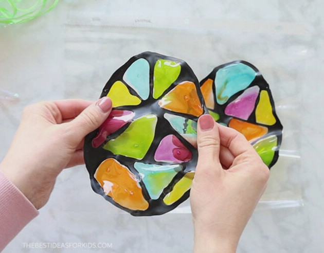 Geometric Egg Window Cling