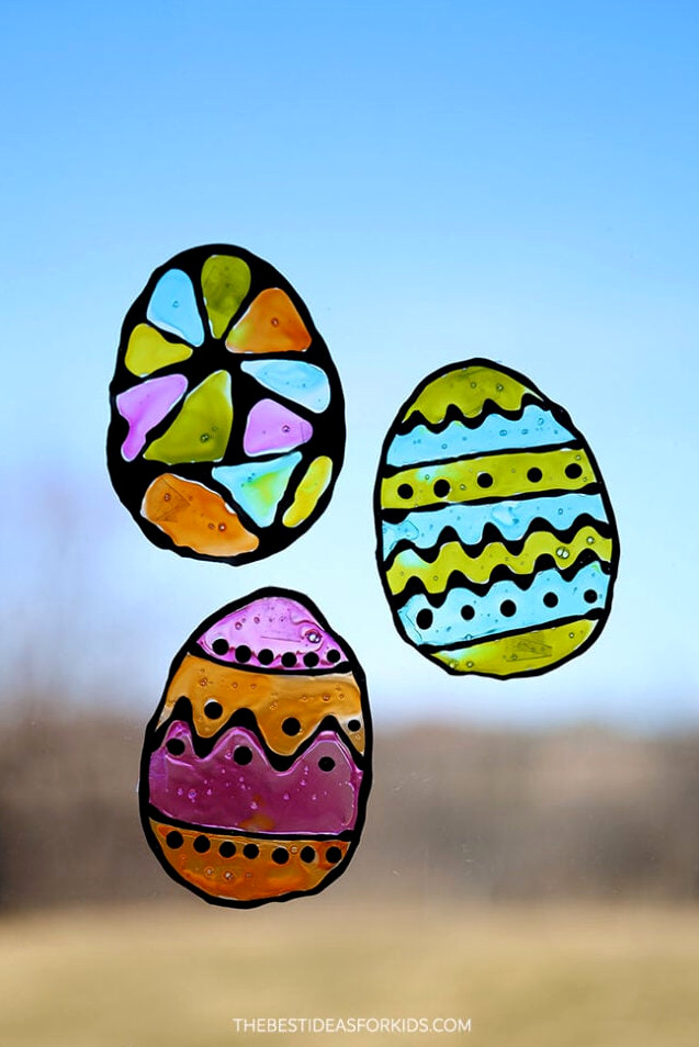 How to Make Easter Egg Window Clings