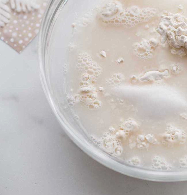 Mix Salt Dough Ingredients in Bowl