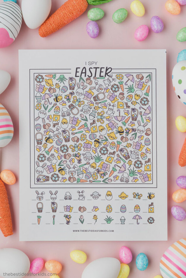 Printable Easter I Spy