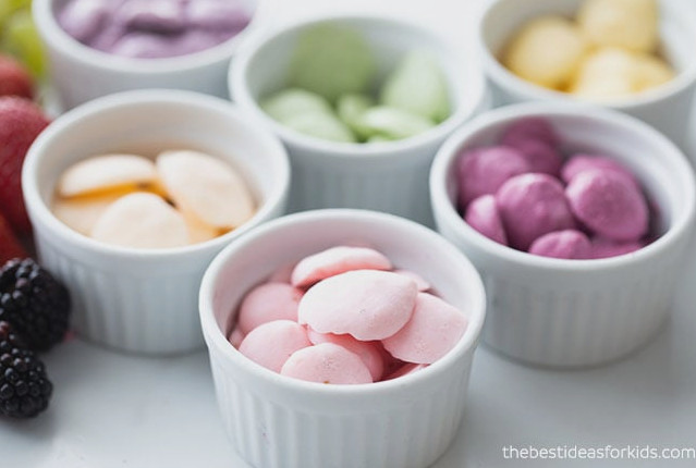 Rainbow Yogurt Bites