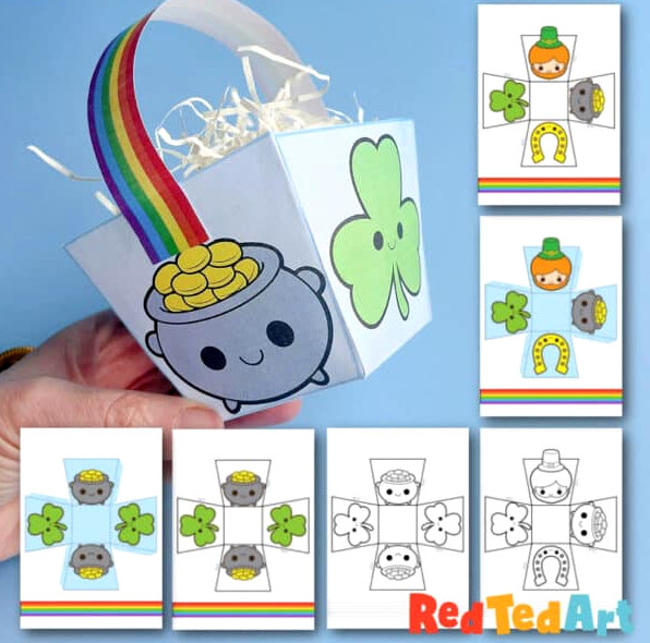 st patricks day basket designs