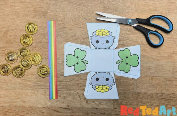 cut out the paper basket
